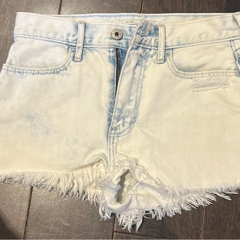 Abercrombie kids girls Jean shorts size 16